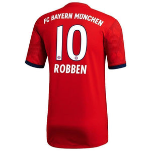 10-Arjen Robben Bayern Munich 2018-19 Home Player Jersey – Red