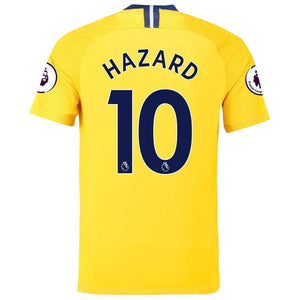 10-Eden Hazard Chelsea 2018-19 Away Stadium Player Jersey – Yellow