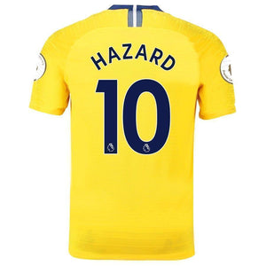 10-Eden Hazard Chelsea 2018-19 Away Vapor Match Player Jersey – Yellow