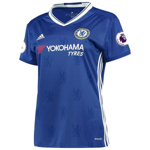 10-Eden Hazard Chelsea Women's 2016-2017 Home Player Jersey - Blue