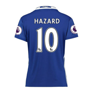 10-Eden Hazard Chelsea Women's 2016-2017 Home Player Jersey - Blue