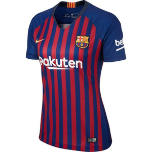 10-Lionel Messi Barcelona Women's 2018-19 Home Stadium Player Jersey – Blue