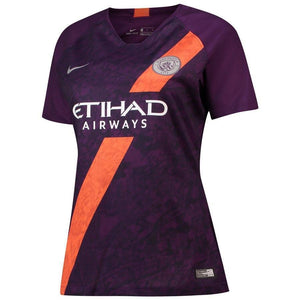 10-Sergio Agüero Manchester City Women's 2018-19 Third Stadium Player Jersey – Purple