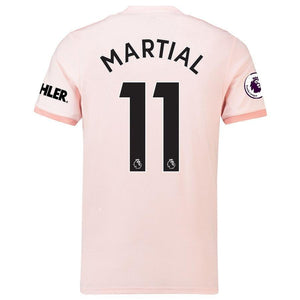 11-Anthony Martial Manchester United 2018-19 Away Player Jersey – Coral