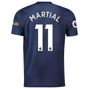 11-Anthony Martial Manchester United 2018-19 Third Player Jersey – Navy