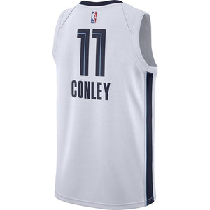 11-Mike Conley Memphis Grizzlies  Swingman Jersey - Association Edition – White
