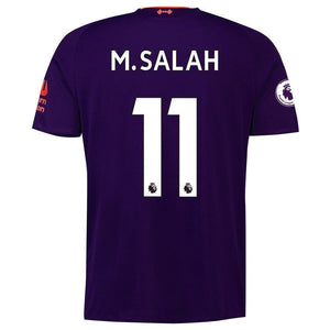 11-Mohamed Salah Liverpool New Balance 2018-19 Away Player Jersey – Purple