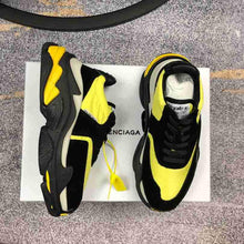 Load image into Gallery viewer, Balenciaga Triple S Sneaker Black Gray Yellow
