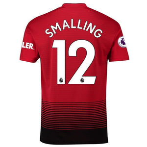 12-Chris Smalling Manchester United 2018-19 Home Player Jersey – Red