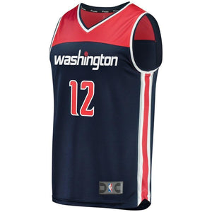 12-Kelly Oubre Washington Wizards Jersey Navy - Statement Edition
