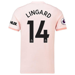14-Jesse Lingard Manchester United 2018-19 Away Player Jersey – Coral