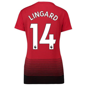 14-Jesse Lingard Manchester United Women's 18-19 Home Jersey – Red