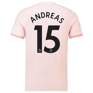 15-Andreas Pereira Manchester United 18-19 Away Jersey – Coral
