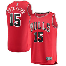 Load image into Gallery viewer, 15-Chandler Hutchison Chicago Bulls Jersey - Icon Edition - Red