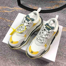 Load image into Gallery viewer, Balenciaga Triple S Sneaker White Gray Yellow
