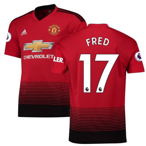 17-Fred Manchester United 2018-19 Home Player Jersey – Red