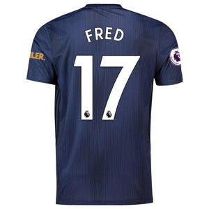 17-Fred Manchester United 2018-19 Third Player Jersey – Navy