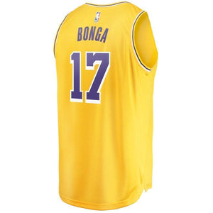 17-Isaac Bonga Los Angeles Lakers  Jersey - Icon Edition - Gold