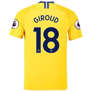 18-Olivier Giroud Chelsea 2018-19 Away Stadium Player Jersey – Yellow