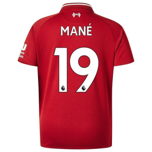 19-Sadio Mané Liverpool New Balance 2018-19 Home Player Jersey – Red