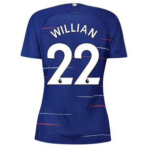22-Willian Borges da Silva Chelsea Women's 2018-19 Home Jersey - Blue