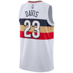23-Anthony Davis New Orleans Pelicans 2018-19 Swingman Jersey White – Earned Edition