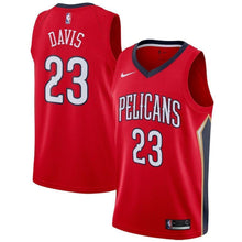 Load image into Gallery viewer, 23-Anthony Davis New Orleans Pelicans Swingman Jersey - Statement Edition – Red