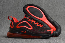 Load image into Gallery viewer, Nike Air Max 720 Athletic Sneakers Men's Black Red