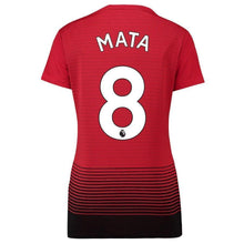 Load image into Gallery viewer, 8-Juan Mata Manchester United Women's 18-19 Home Jersey – Red