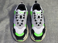 Load image into Gallery viewer, Balenciaga Triple S Mr.Porter White Black Neon