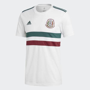 MEN ADIDAS MEXICO AWAY JERSEY WHITE / COLLEGIATE GREEN / COLLEGIATE BURGUNDY