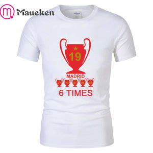 2019 Liverpool madrid Champions  Mens 6 times mo salah klopp mane T Shirt