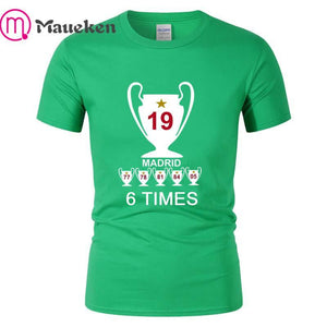2019 Liverpool madrid Champions  Mens 6 times mo salah klopp mane T Shirt