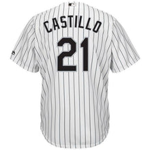Load image into Gallery viewer, Welington Castillo Chicago White Sox Majestic Home Cool Base Player Jersey – White