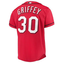 Load image into Gallery viewer, Ken Griffey Jr. Cincinnati Reds Mitchell &amp; Ness Authentic Jersey - Scarlet
