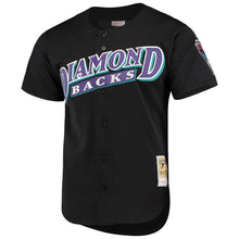 Load image into Gallery viewer, Matt Williams Arizona Diamondbacks Mitchell &amp; Ness Cooperstown Collection Mesh Batting Practice Button-Up Jersey – Black