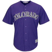 Load image into Gallery viewer, Charlie Blackmon Colorado Rockies Majestic Alternate Official Cool Base Player Jersey - Purple/White