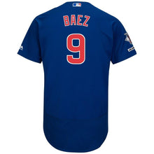 Load image into Gallery viewer, Javier Baez Chicago Cubs Majestic Home Collection Flex Base Player Jersey - White/Royal