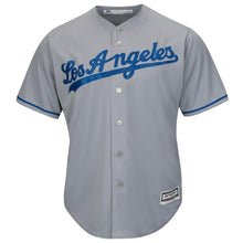 Load image into Gallery viewer, Clayton Kershaw Los Angeles Dodgers Majestic Cool Base Player Jersey - White/Grey