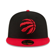 Load image into Gallery viewer, Toronto Raptors New Era 2019 NBA Finals Bound Side Patch Two-Tone 59FIFTY Fitted Hat - Black/Red