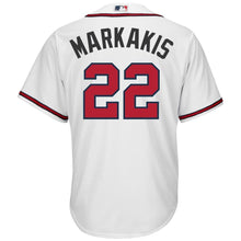 Load image into Gallery viewer, Nick Markakis Atlanta Braves Majestic Cool Base Player Jersey - White