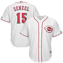 Load image into Gallery viewer, Nick Senzel Cincinnati Reds Majestic Official Cool Base Player Jersey – White