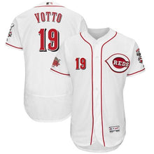 Load image into Gallery viewer, Joey Votto Cincinnati Reds Majestic Home Flex Base Player Jersey – White