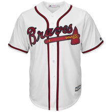 Load image into Gallery viewer, Ozzie Albies Atlanta Braves Majestic Home Cool Base Player Jersey – White