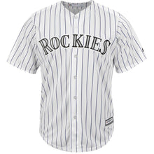 Load image into Gallery viewer, Trevor Story Colorado Rockies Majestic Home Official Cool Base Player Jersey - White/Purple