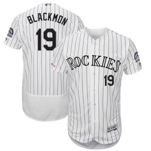 Load image into Gallery viewer, Charlie Blackmon Colorado Rockies Majestic Home Flex Base Collection Player Jersey – White