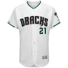 Load image into Gallery viewer, Zack Greinke Arizona Diamondbacks Majestic Alternate Collection Flex Base Player Jersey