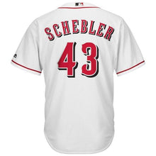 Load image into Gallery viewer, Scott Schebler Cincinnati Reds Majestic Home Cool Base Replica Player Jersey - White