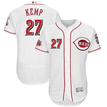 Load image into Gallery viewer, Matt Kemp Cincinnati Reds Majestic Home Collection Flex Base Player Jersey – White