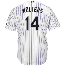 Load image into Gallery viewer, Tony Wolters Colorado Rockies Majestic Home Cool Base Player Jersey - White
